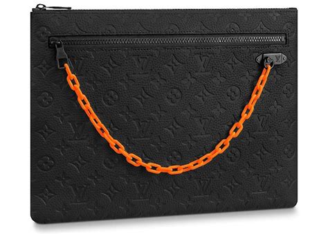 louis vuitton a4 pouch monogram absolute black|Envelope Pouch Monogram Other .